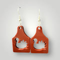 Turkey Cutting Board Earrings