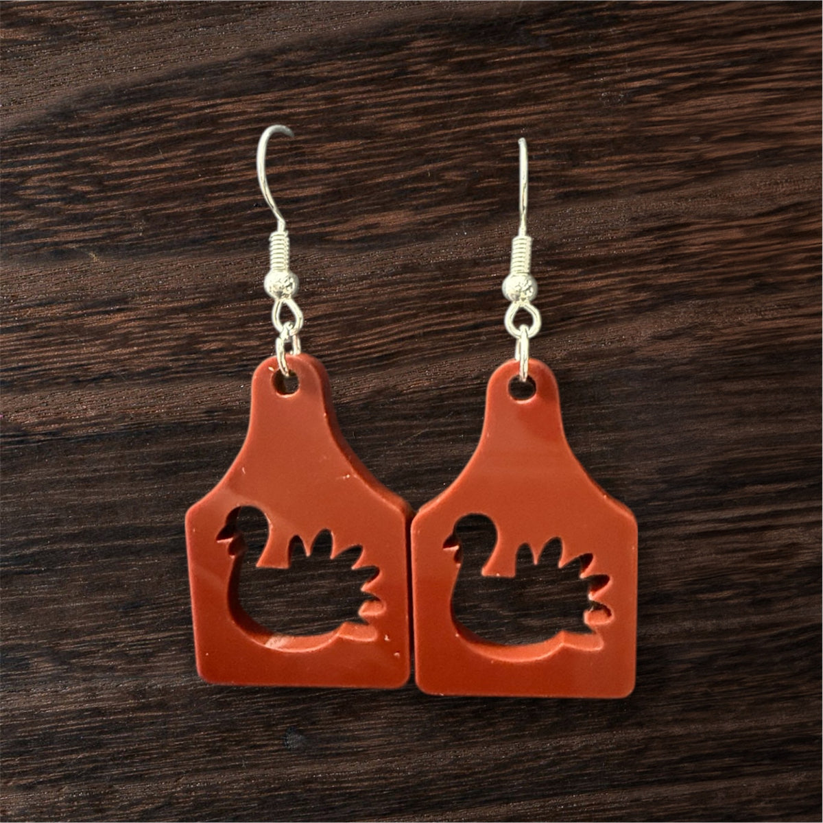Turkey Cutting Board Earrings