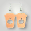 Pumpkin Spice Coffe Earrings