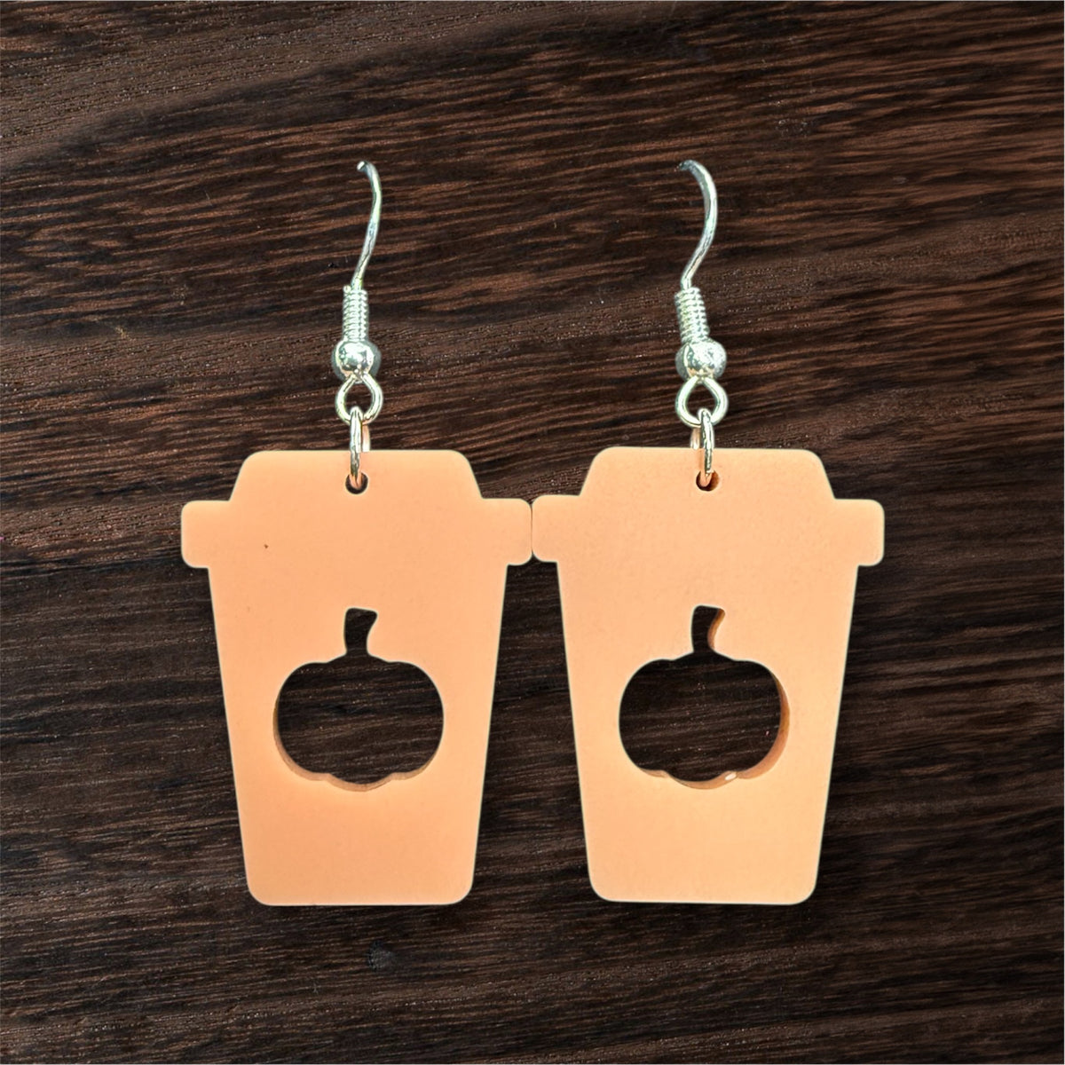 Pumpkin Spice Coffe Earrings