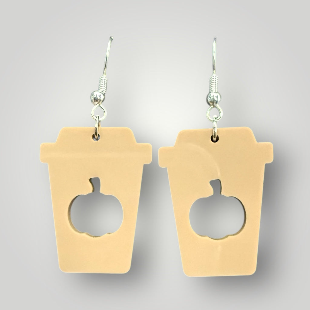 Pumpkin Spice Coffee Earrings