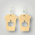 Pumpkin Spice Coffee Earrings