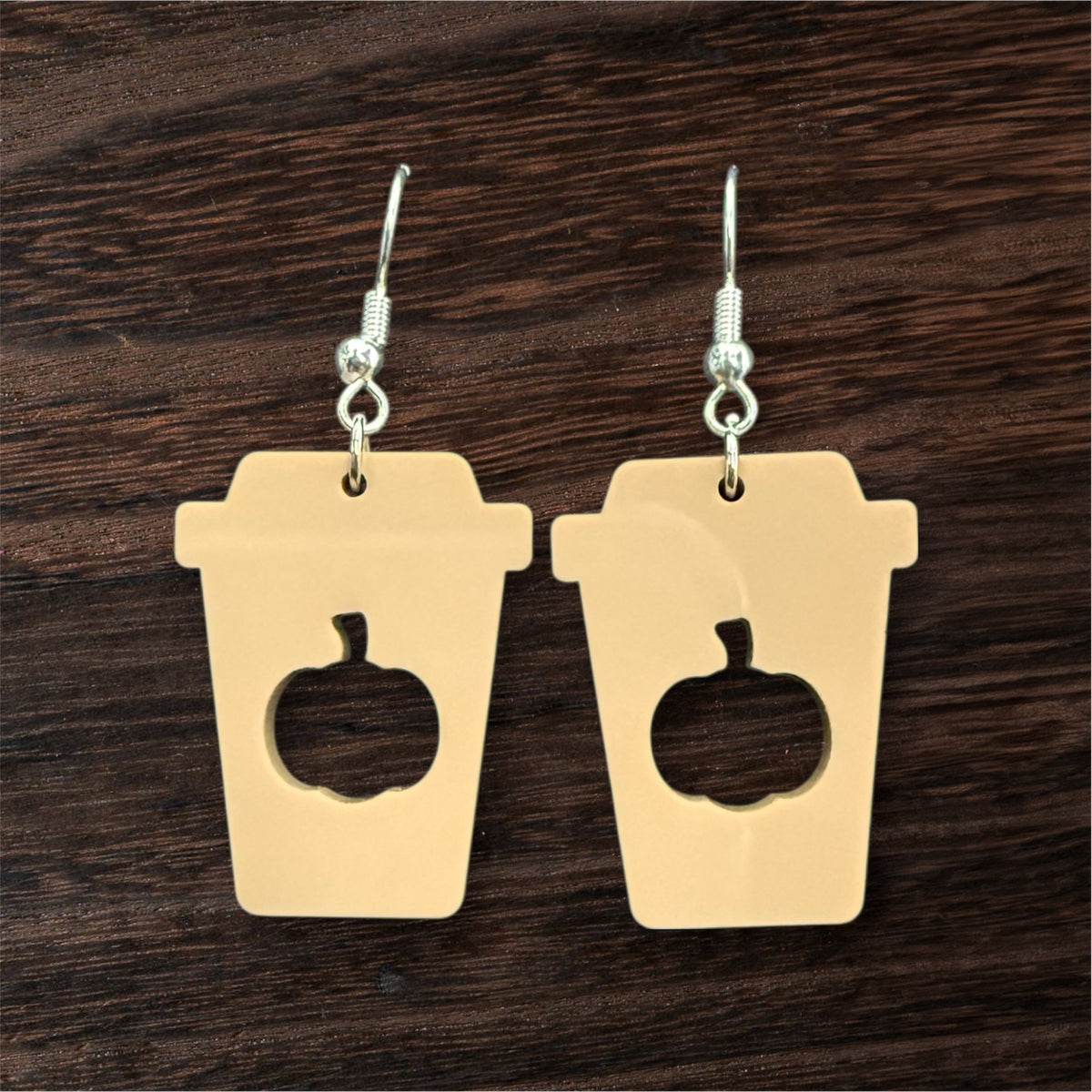 Pumpkin Spice Coffee Earrings
