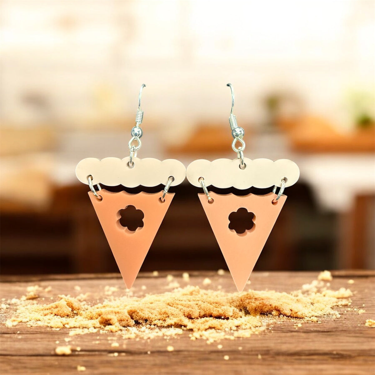 Pie Earrings