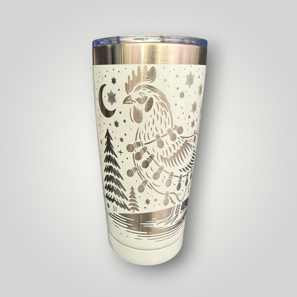 Holiday Chicken Tumbler 20oz