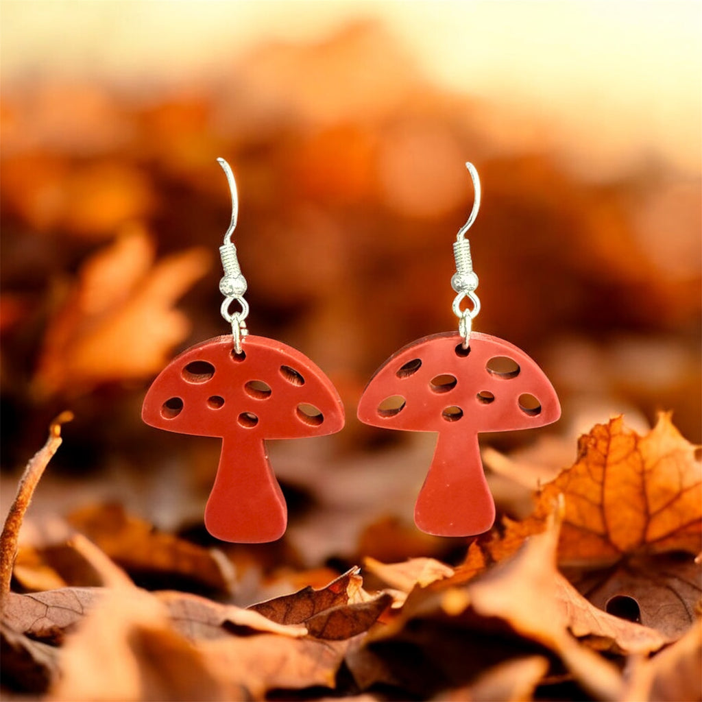 Mushroom Earrings