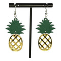 Gold Pineapple Earrings